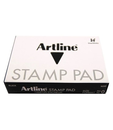 Tampon artline nº2 negro 87x143 mm